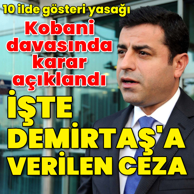 Kobani davasında karar açıklandı