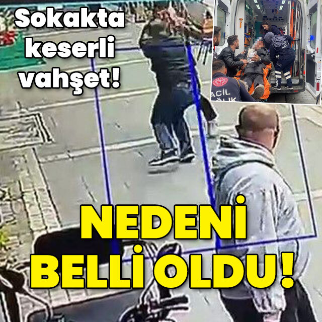Sokakta keserli vahşet! Nedeni belli oldu!