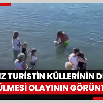 İngiliz turistin küllerinin denize dökülmesi olayının görüntüleri ortaya çıktı
