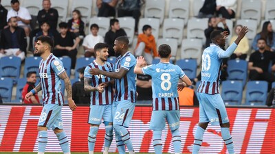 Trabzonspor üçüncülüğü garantiledi!