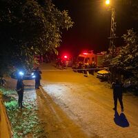 Jandarmanın girdiği evde patlama