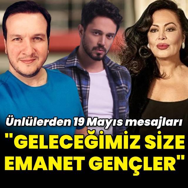 "Geleceğimiz size emanet gençler"