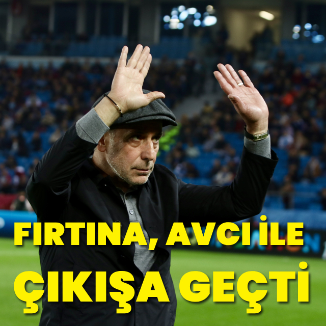 Trabzonspor, Avcı'yla çıkışa geçti