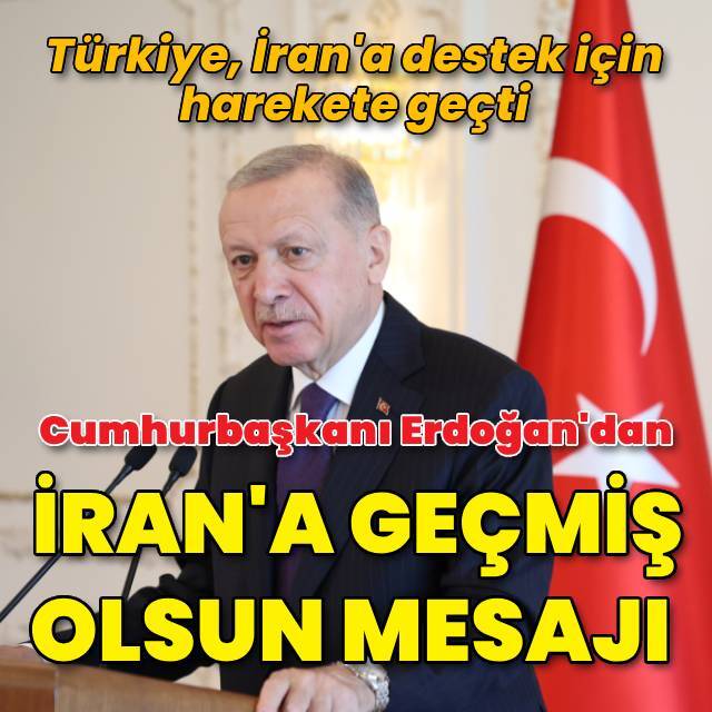 Cumhurbaşkanı Erdoğan'dan Reisi'ye geçmiş olsun mesajı