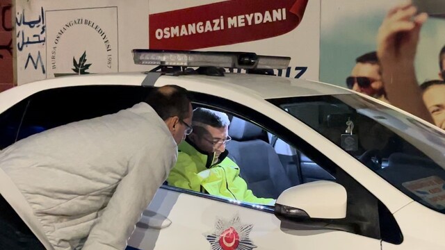 Alkollü sürücüden polise: Yakmayın beni