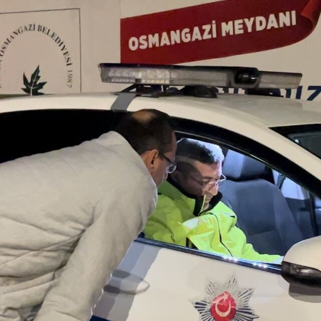 Alkollü sürücüden polise: Yakmayın beni