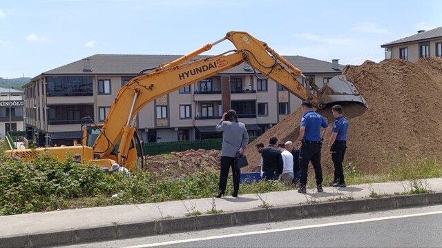 İnşaat kazısında ceset bulundu