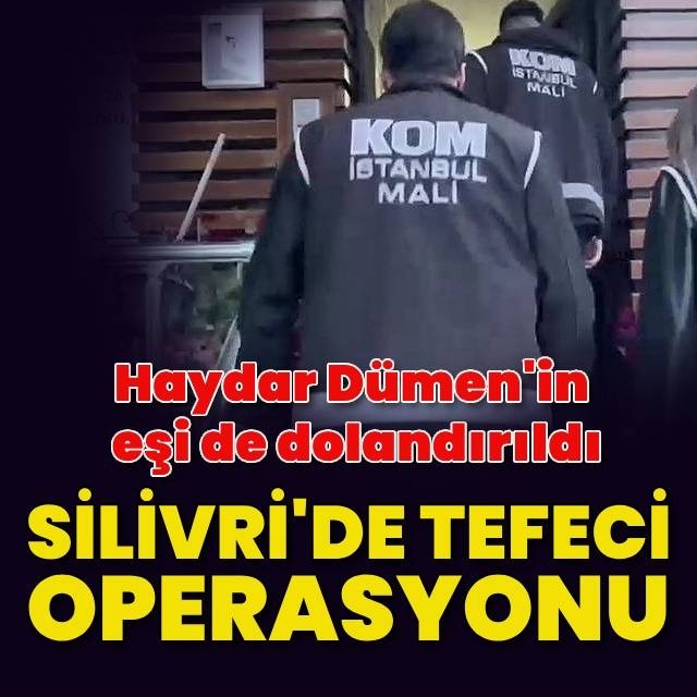 Silivri'de tefecilik operasyonu