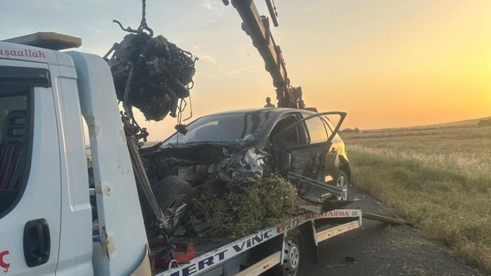Mardin'de otomobil devrildi: 1 ölü
