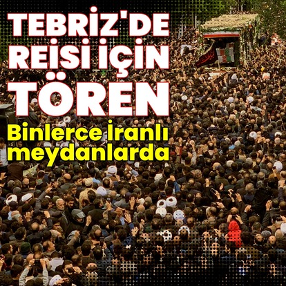 Reisi için Tebriz'de tören
