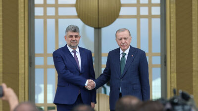 Romanya Başbakanı Ankara'da