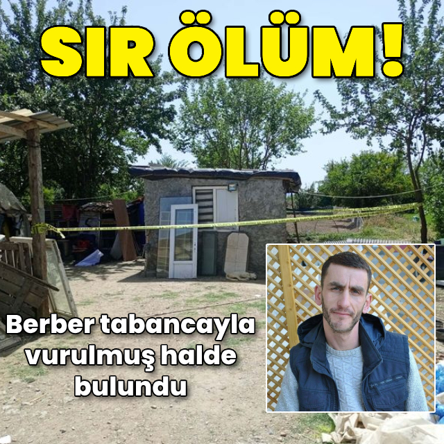 Tabancayla vurulmuş halde ağılında ölü bulundu