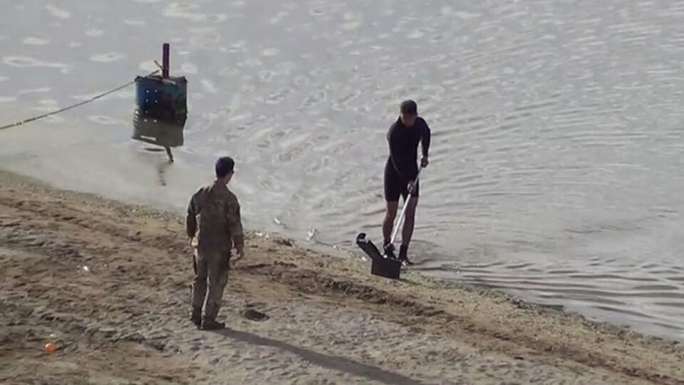 Eğirdir Gölü'nden el bombaları çıktı