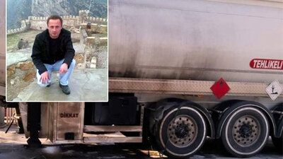 Akaryakıtı boşaltıyordu! Alevler yükseldi!