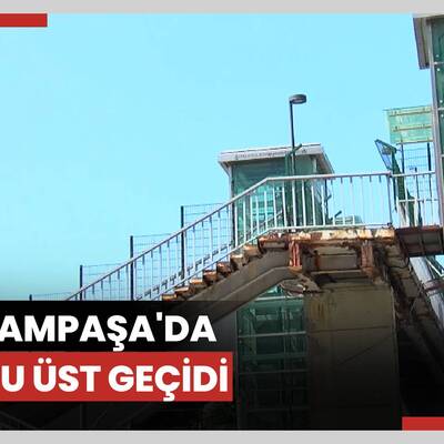 Bayrampaşa'da korku üst geçidi