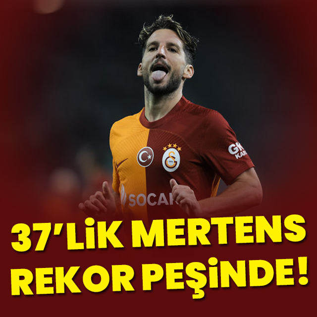 37'lik Mertens rekor peşinde!