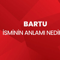 Bartu isminin anlamı nedir?