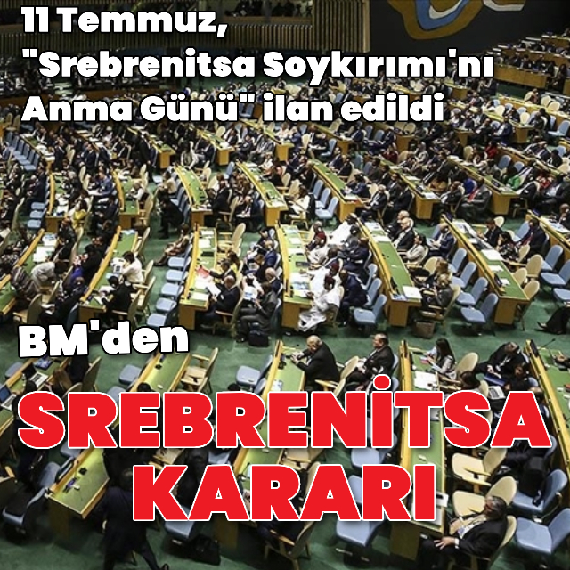 BM'den Srebrenitsa kararı