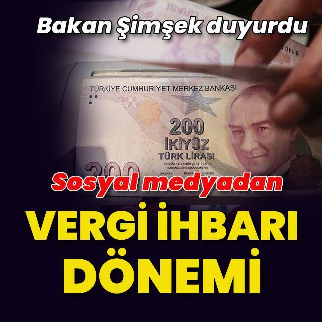 Sosyal medyadan "vergi ihbarı" yapana "ihbar ikramiyesi"