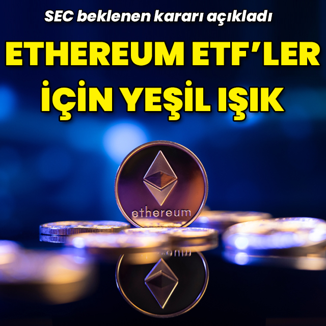 SEC'ten Spot Ethereum ETF’ler için yeşil ışık