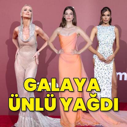 Cannes'ın galasına ünlü yağdı