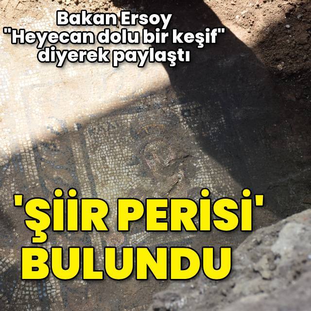 Bakan Ersoy "Heyecan dolu bir keşif" diyerek paylaştı