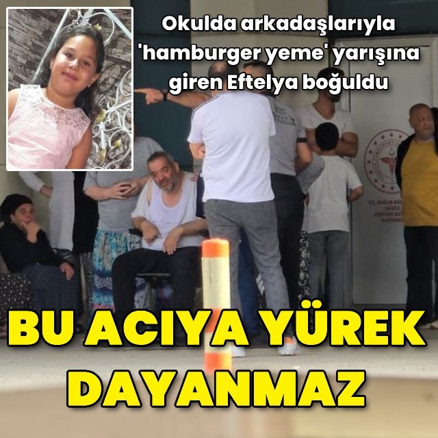 Hamburger yarışı canına mal oldu