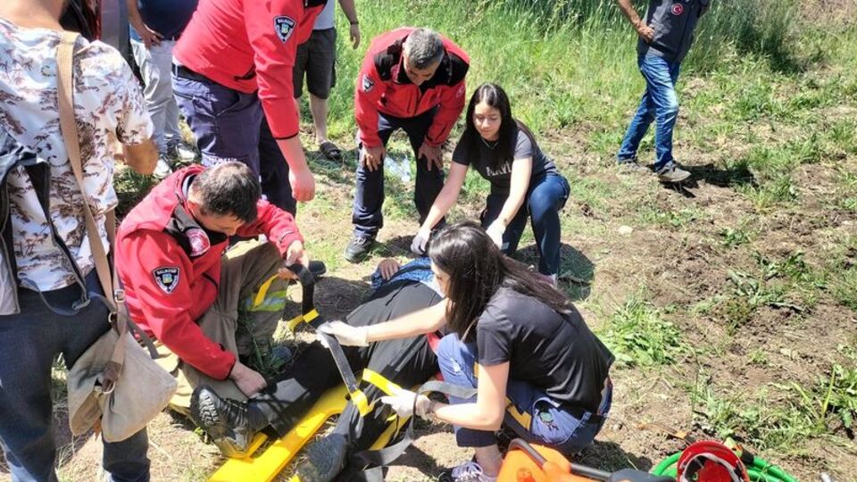 Balıkesir'de kaza: 3 yaralı