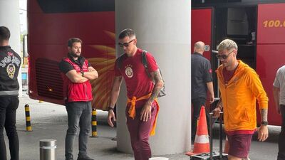 G.Saray şampiyonluk maçı için Konya'da!