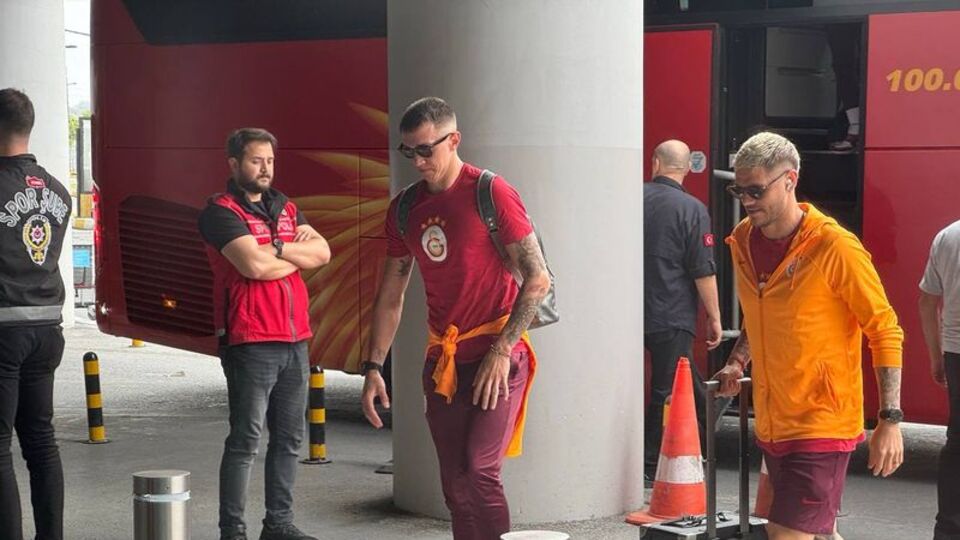 G.Saray şampiyonluk maçı için Konya'da!