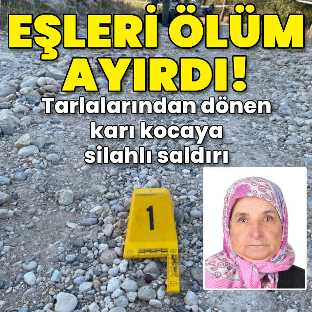 Tarlalarından dönen karı kocaya tüfekli saldırı