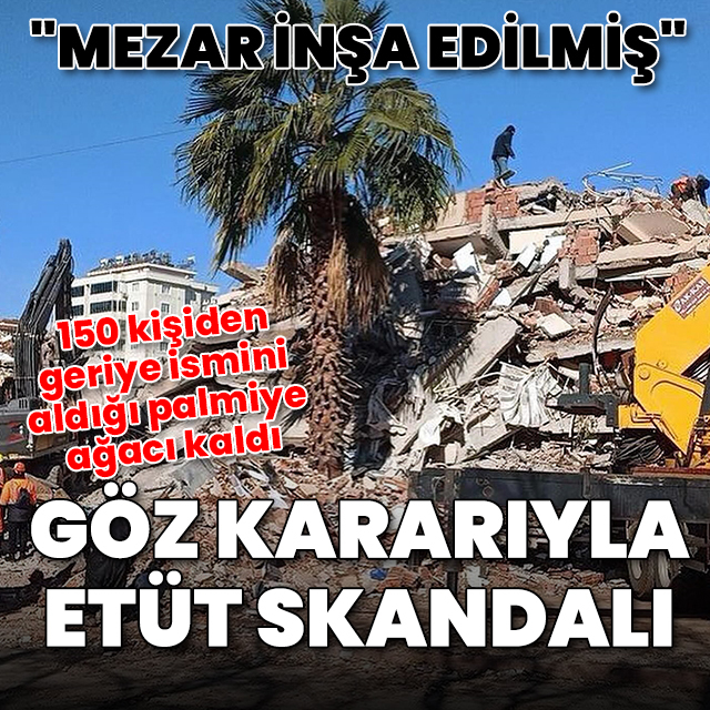 Depremde 150 kişinin öldüğü Palmiye Sitesi'nin zemin etüdü göz kararıyla yapılmış
