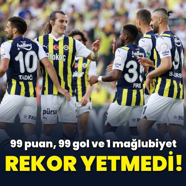 Fenerbahçe'ye rekor yetmedi!