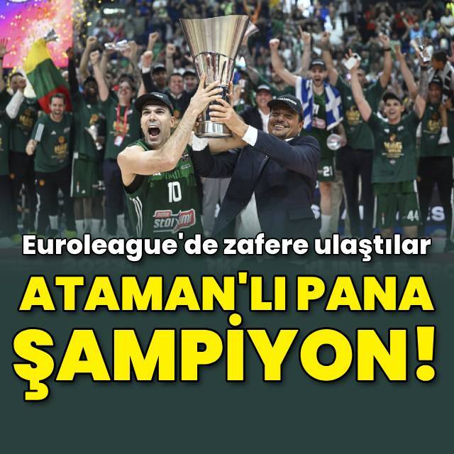 Ergin Ataman'lı Pana şampiyon!