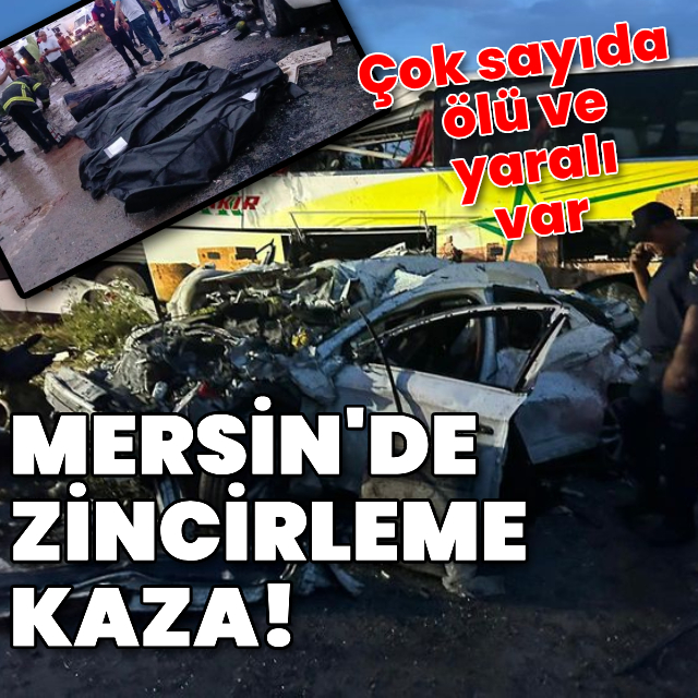 Mersin-Adana yolunda kaza!