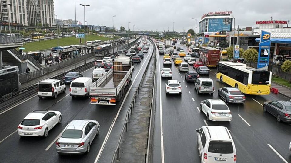 İstanbul'da pazartesi trafiği!