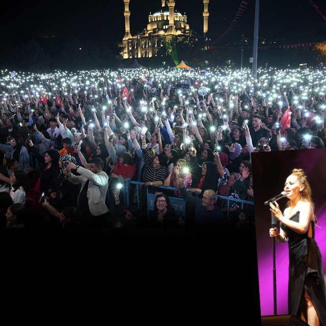 Konserde izdiham