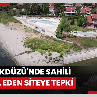 Beylikdüzü’nde sahili işgal eden site, vatandaşları isyan ettirdi