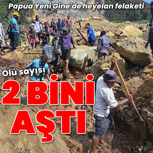 Papua Yeni Gine'de ölü sayısı 2 bini aştı