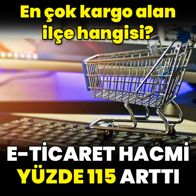 Türkiye'nin e-ticaret hacmi yüzde 115 arttı