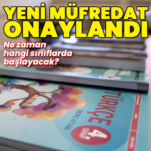 Milli Eğitim Bakanı yeni müfredatı onayladı