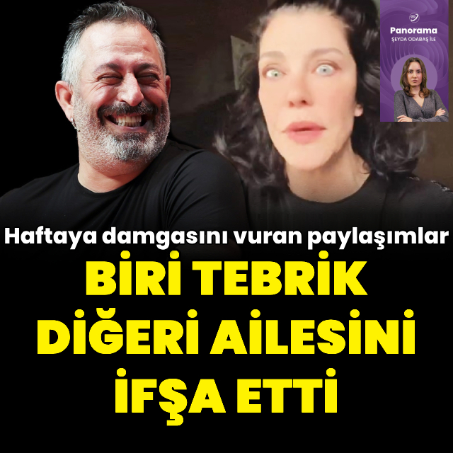 Biri tebrik diğeri ailesini ifşa etti