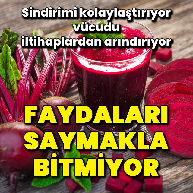Kırmızı pancarın saymakla bitmeyecek faydaları ve zararları