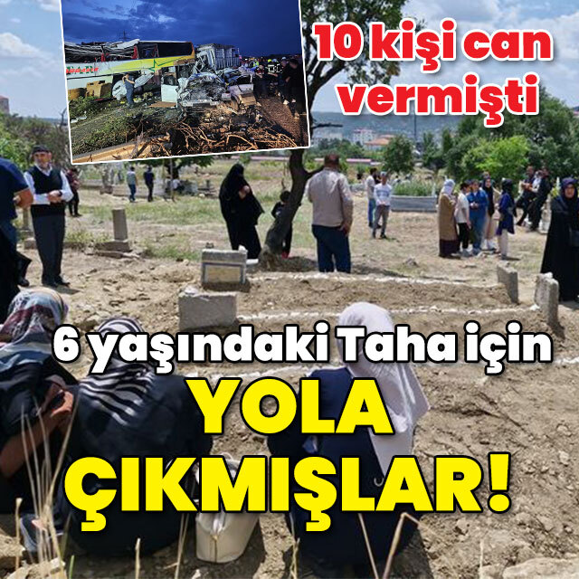 6 yaşındaki Taha için yola çıkmışlar!