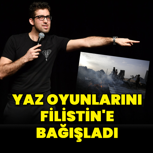 Yaz oyunlarını Filistin'e bağışladı