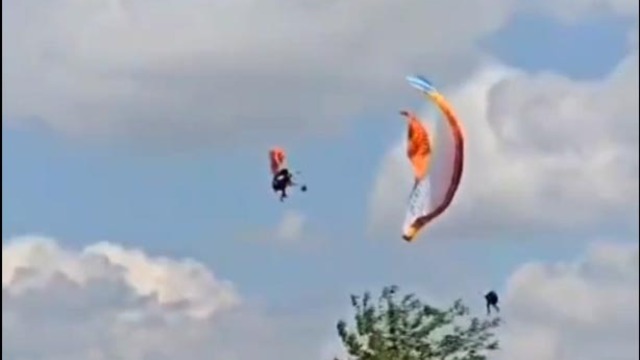 Ölümlü paraşüt kazasından yeni görüntü
