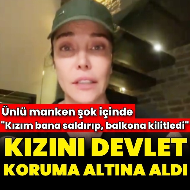 "Kızım bana saldırıp, balkona kilitledi"