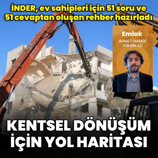 Kentsel dönüşüm için yol haritası