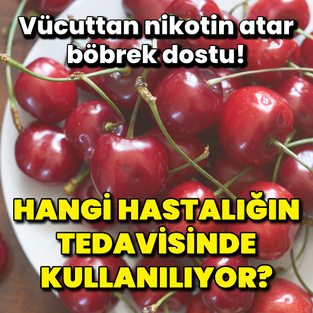 Kiraz hangi hastalığın tedavisinde kullanılıyor?