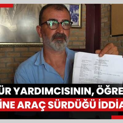 Müdür yardımcısının, öğrencinin üzerine araç sürüp kesici aletle kovaladığı iddiasına soruşturma